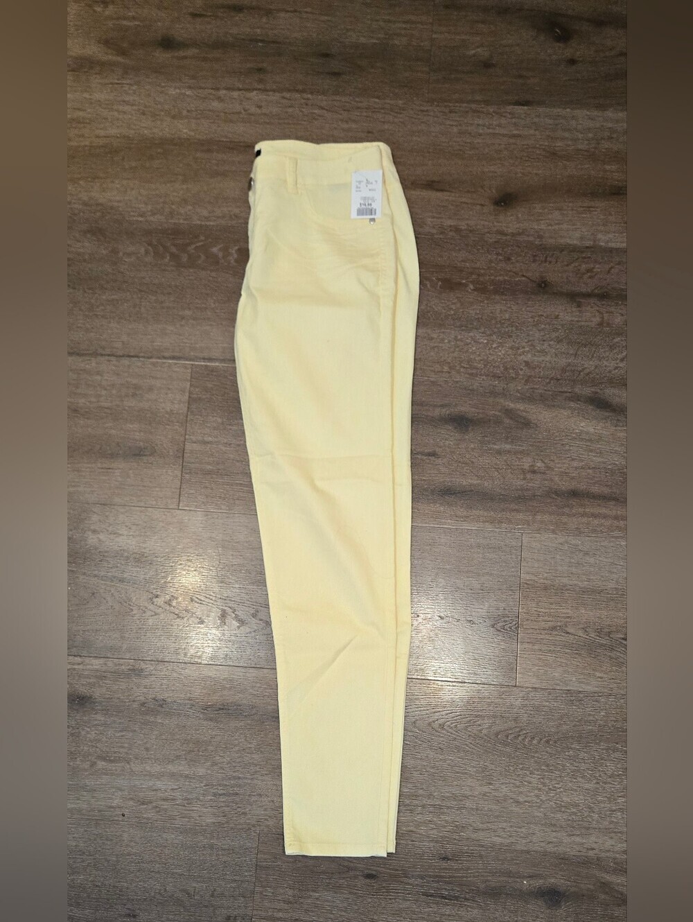 NWT Pastel Light Yellow Skinny Jeans / Pants - Size 8 - Picture 4 of 4